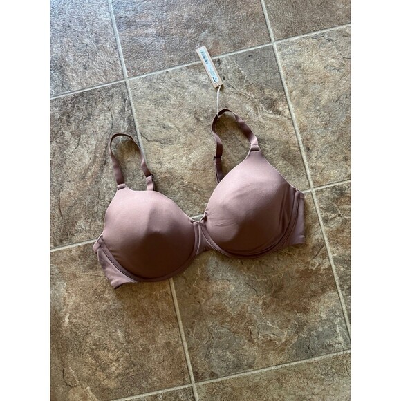 Skims Fits Everybody T-shirt Demi Bra Jasper 40C - Picture 3 of 8